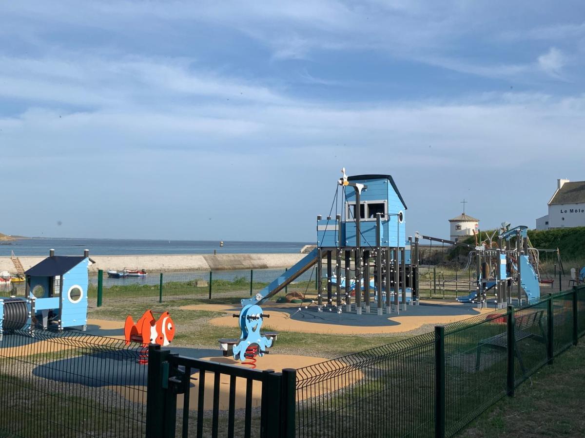 Duplex Vue Mer - Plage A 100M- 4 Lits - Parking Sous Sol Audierne Buitenkant foto