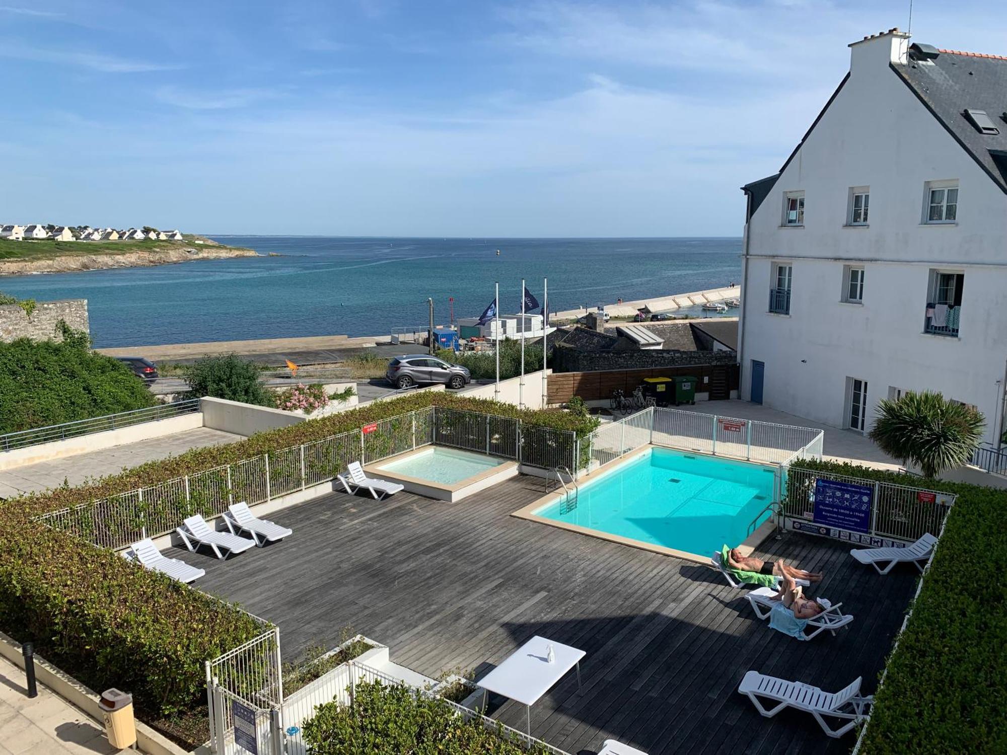 Duplex Vue Mer - Plage A 100M- 4 Lits - Parking Sous Sol Audierne Buitenkant foto