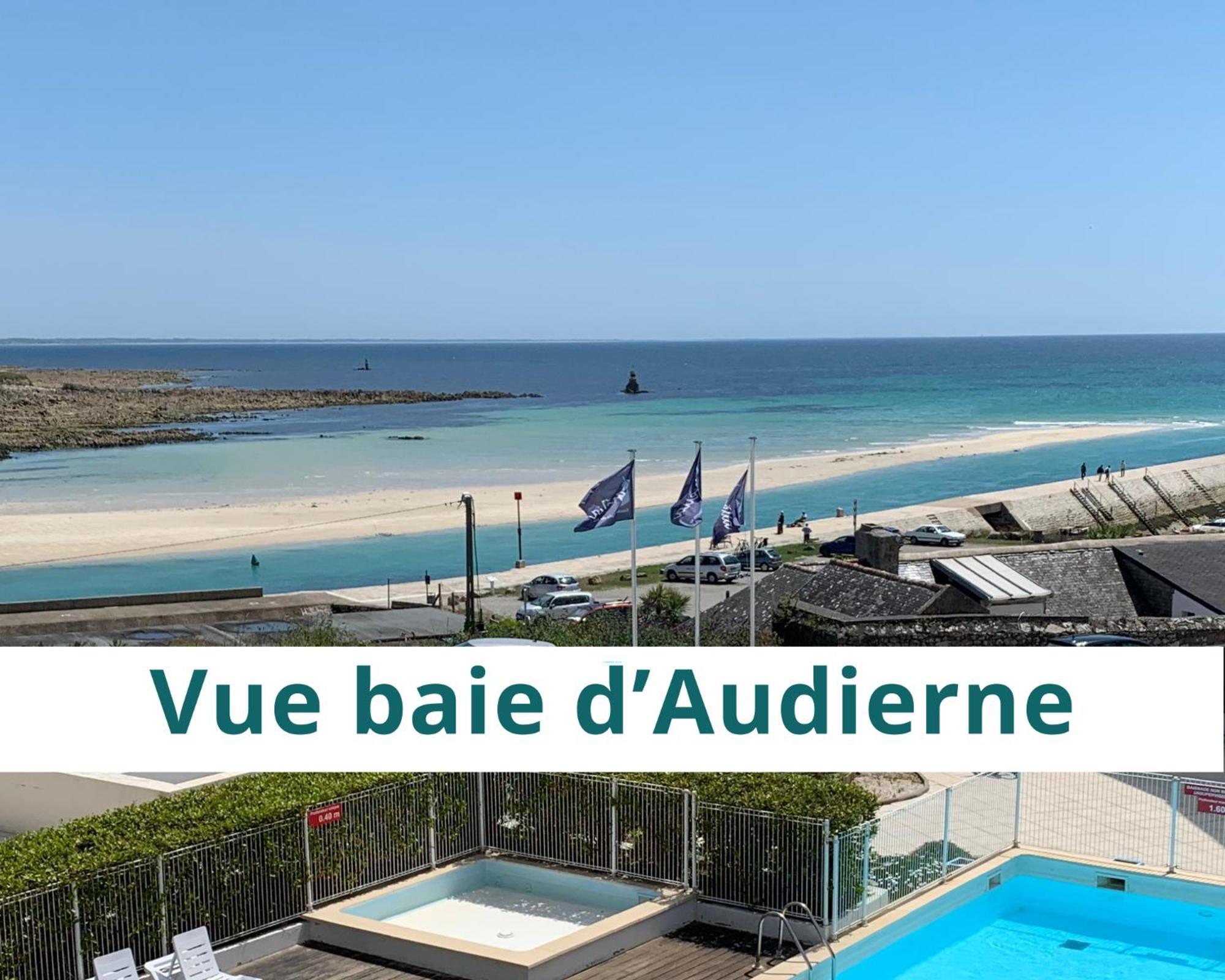 Duplex Vue Mer - Plage A 100M- 4 Lits - Parking Sous Sol Audierne Buitenkant foto