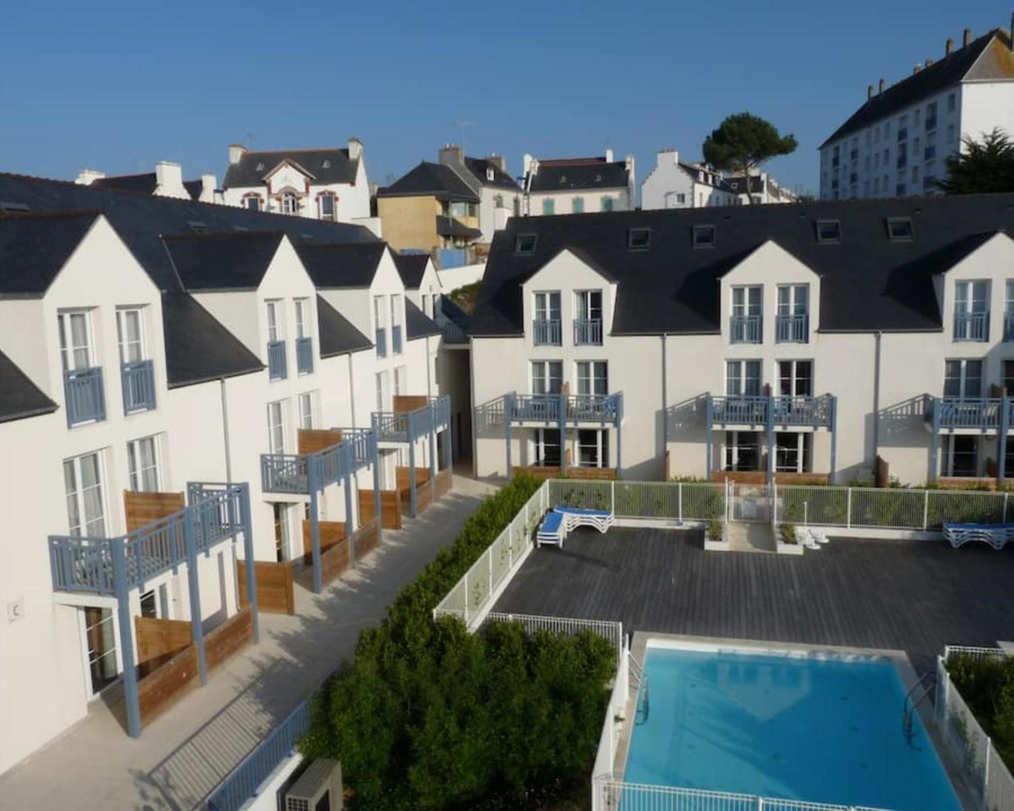 Duplex Vue Mer - Plage A 100M- 4 Lits - Parking Sous Sol Audierne Buitenkant foto